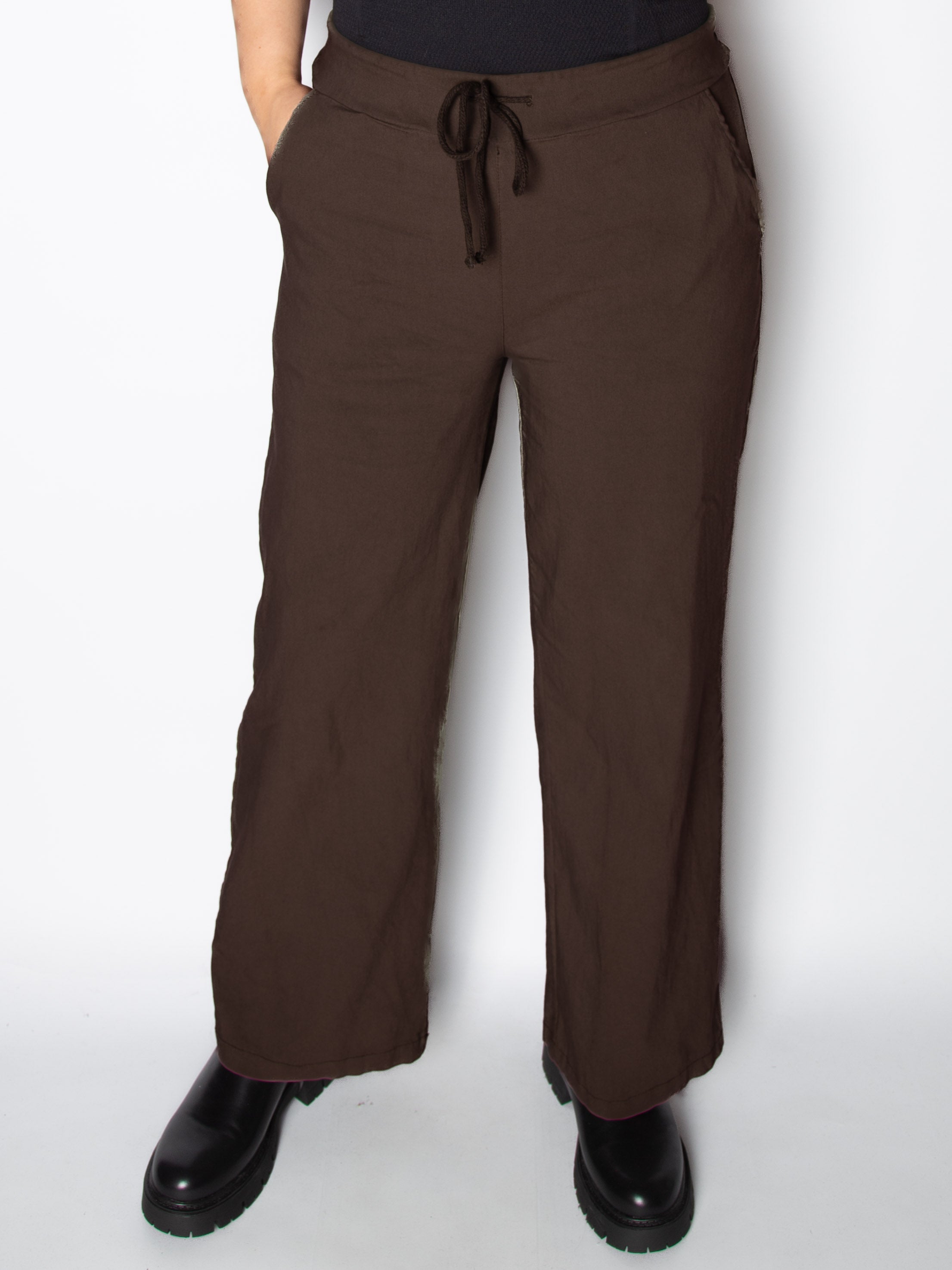 Mirakelbukser med vidde - Viskose Nylon Elastan