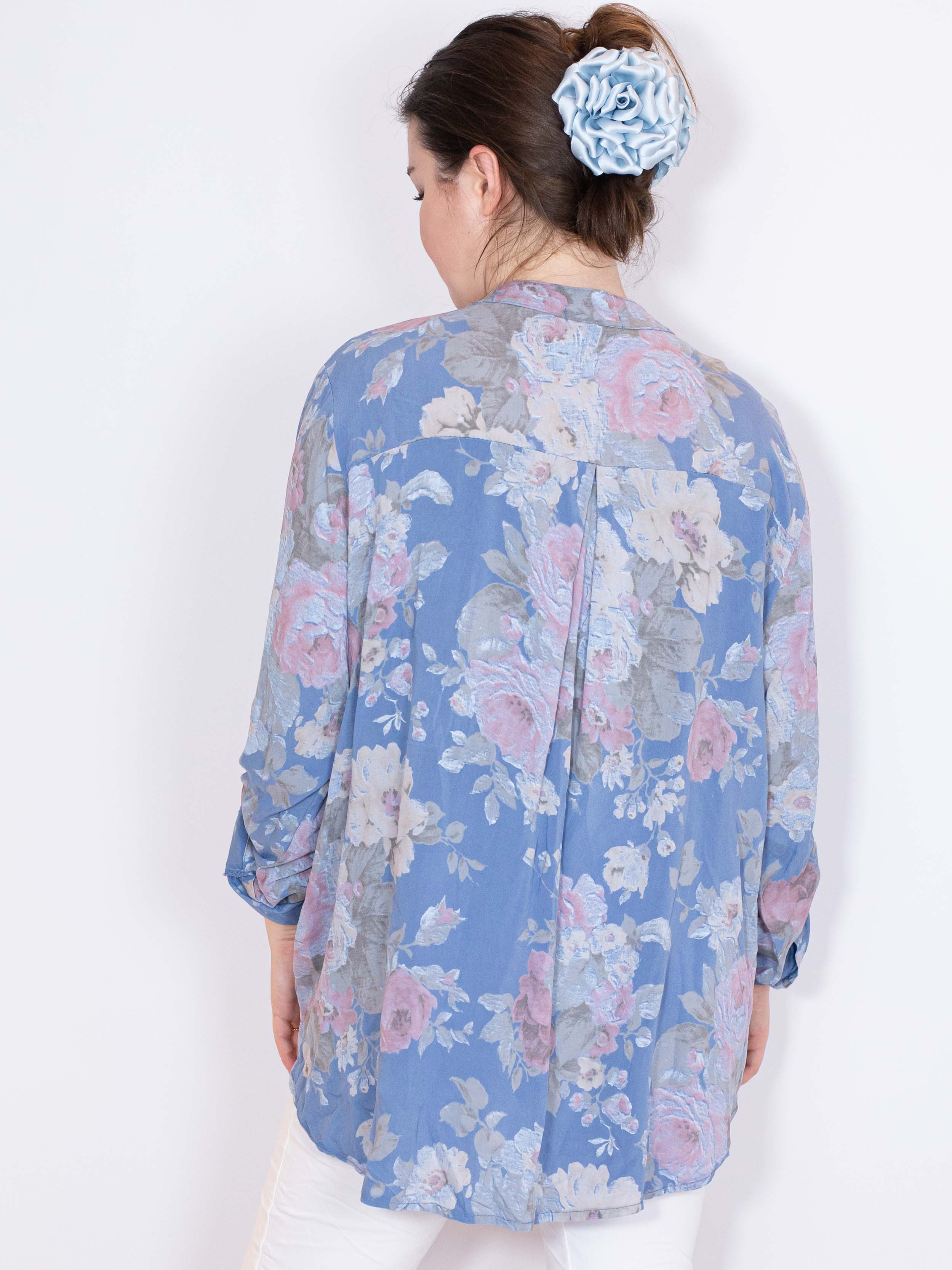 Skjorte med rose print - ITMAJ25