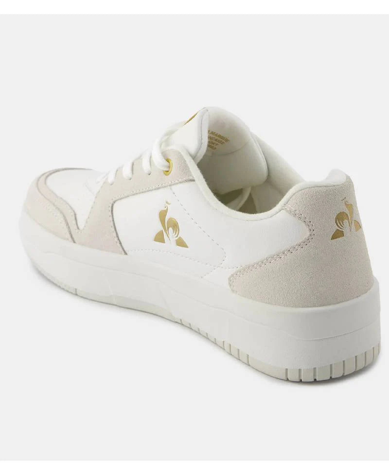 Le Coq Sportif LCS Billie Sneakers White Gold by Le Coq Sportif