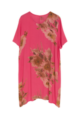 Kjole med blomsterprint - Brystmål 130cm - Bomuld by Miss Moon