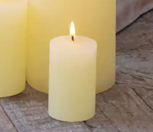 Macon Bloklys rustik 16 t H8/D5cm Melon by Chic Antique