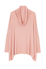 Blød rullekrave bluse - Brystmål 160 cm