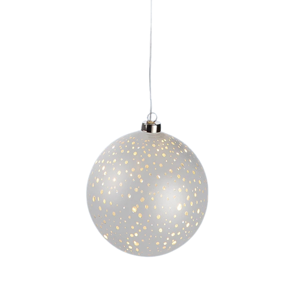 Glas LED Julekugle 412 LED Ø15 cm x 60 cm