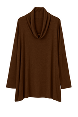 Blød rullekrave bluse - Brystmål 160 cm