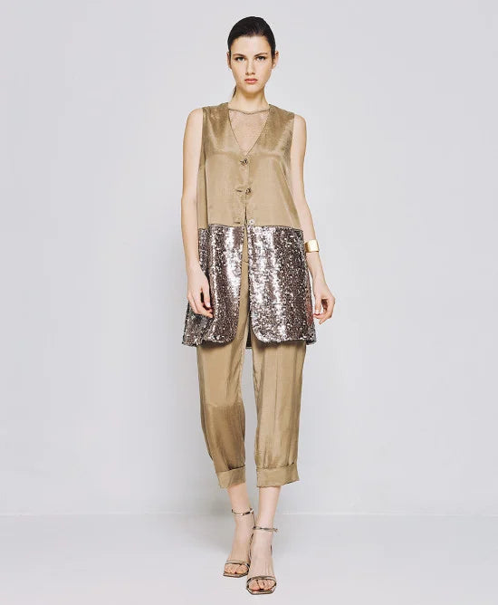 Access Waistcoat with sequins by Krone 1