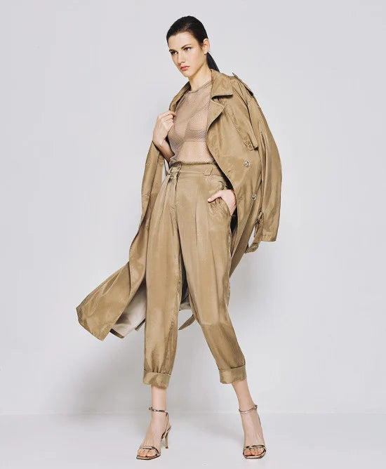 Access Slouchy pants with turn-up hemlines by Krone 1