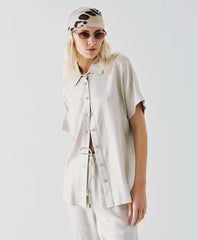 Access Short-sleeve metallic-effect shir by Krone 1