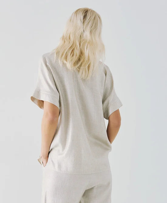 Access Short-sleeve metallic-effect shir by Krone 1