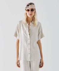 Access Short-sleeve metallic-effect shir by Krone 1