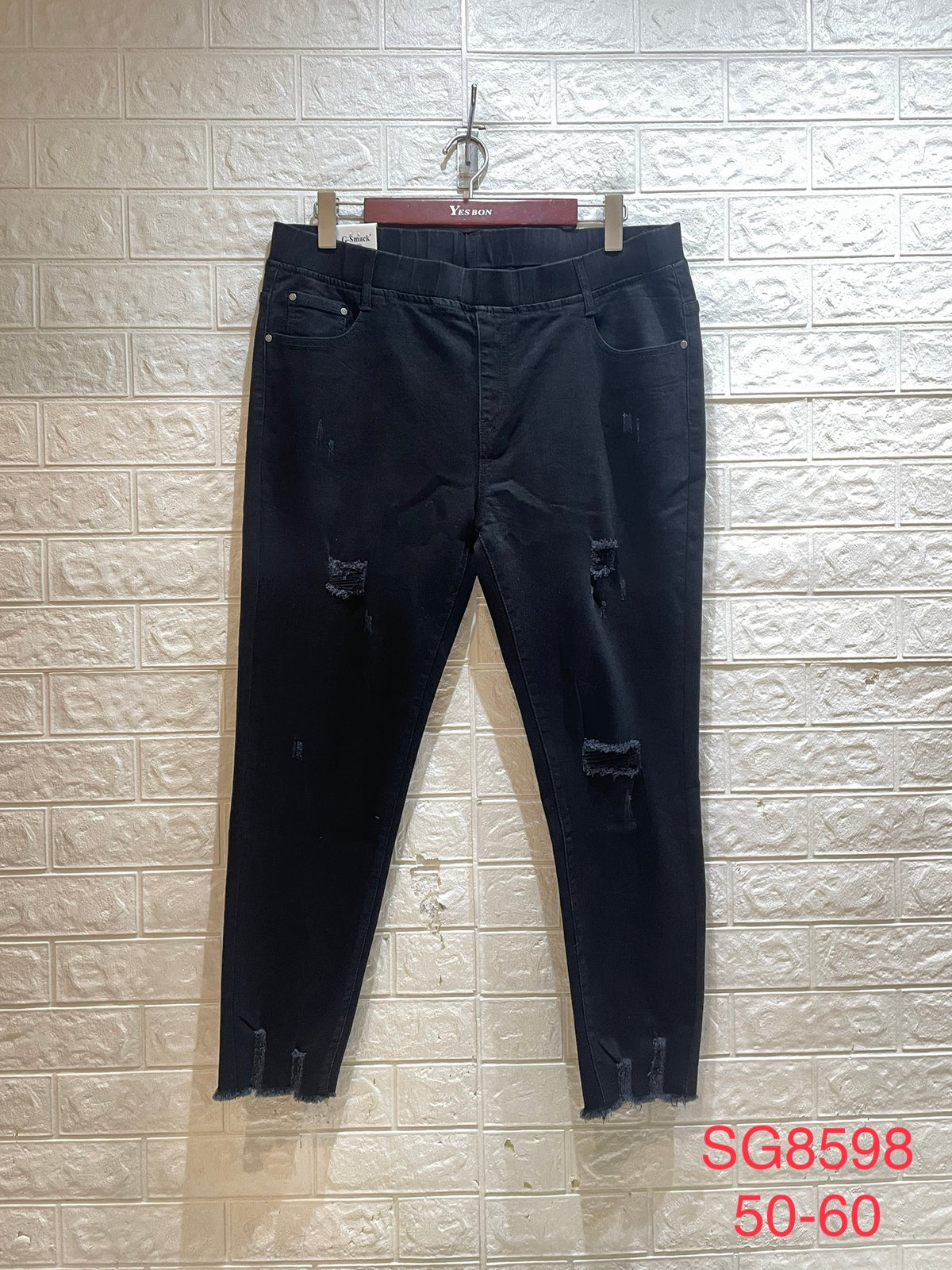 Flosset jeans sort plus size by Krone 1