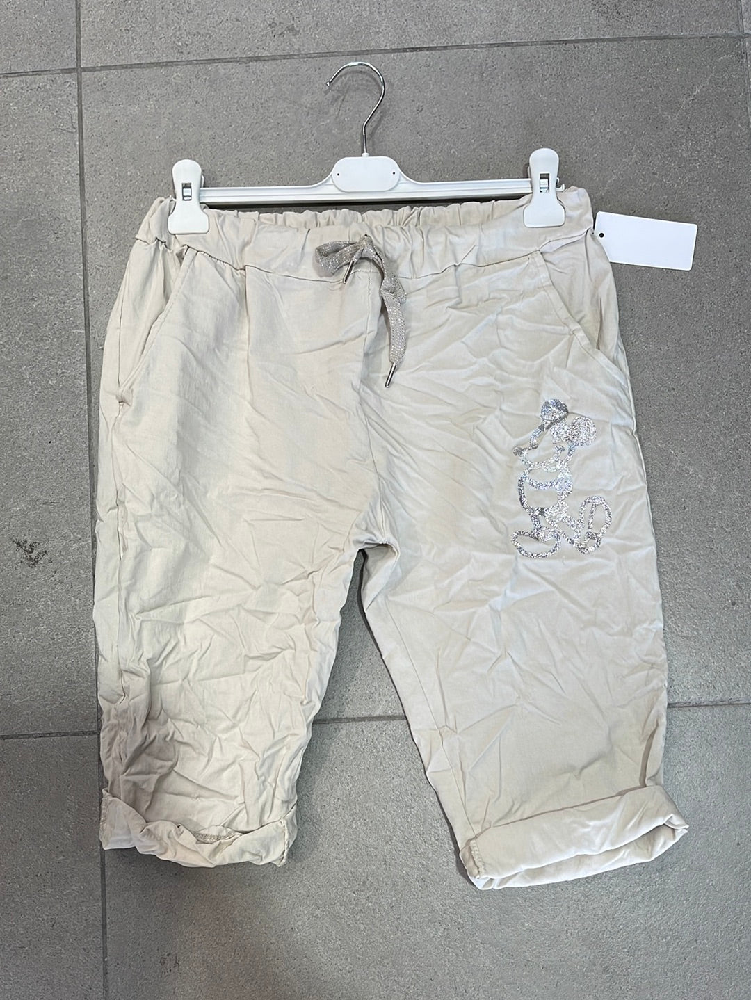 Mickey strækshorts - Str. 42-50 - Viskose Nylon Elastan