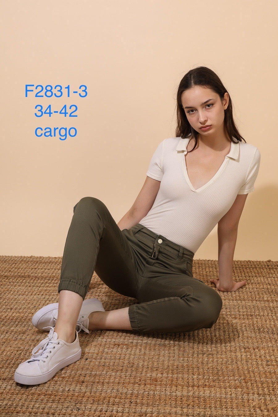 Cargo bukser med lommer by Krone 1