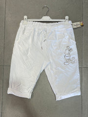 Mickey strækshorts - Str. 42-50 - Viskose Nylon Elastan