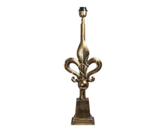 Lamp base lily ALU RAW / GO 29x22x94