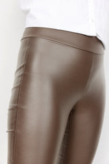 Soyaconcept Pam coated bukser taupe