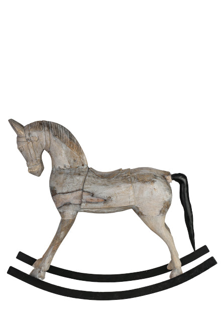 Gray rocking horse 60x65cm