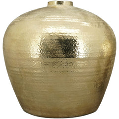 Guld vase stentøj 39x39x38 cm