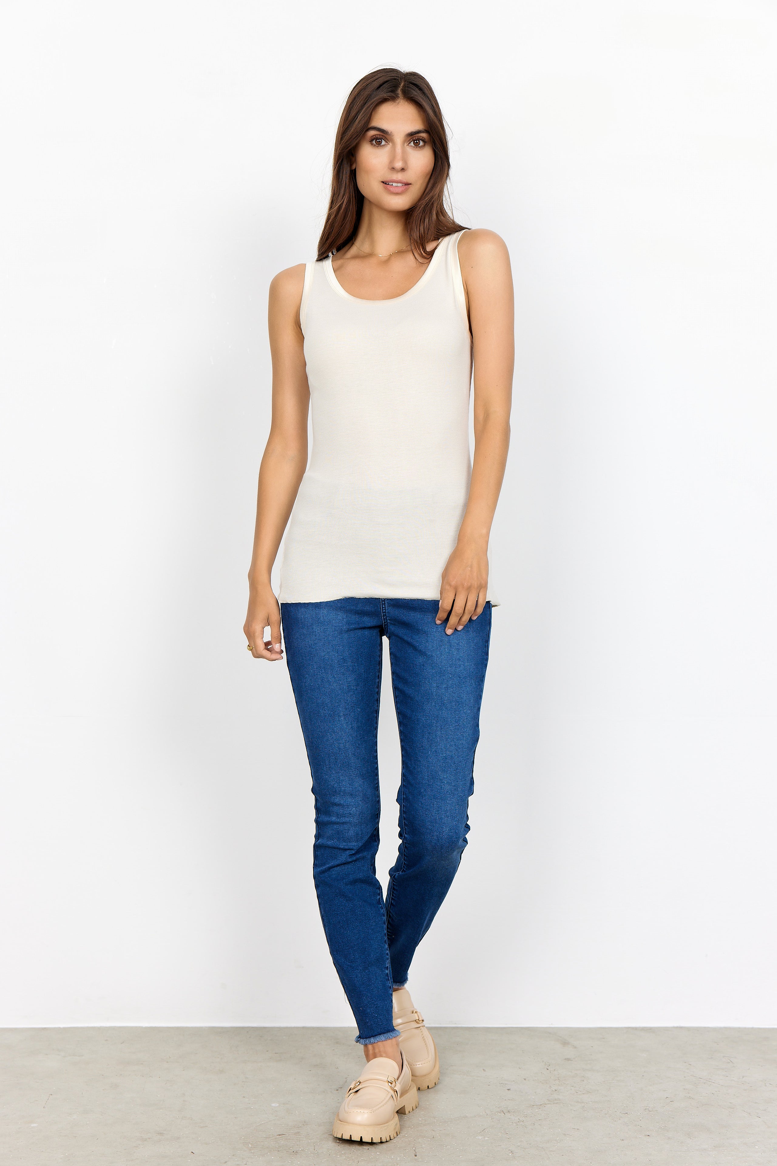 Soyaconcept top with satin border