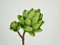Artischoken-Pick x2, 33 cm Kunstig dekorationsblomst i grøn