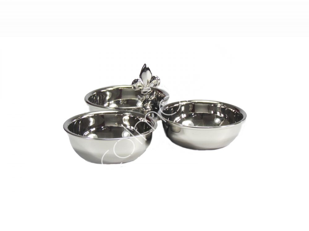 Bowls three lily ss / BR / NI 23x23x15