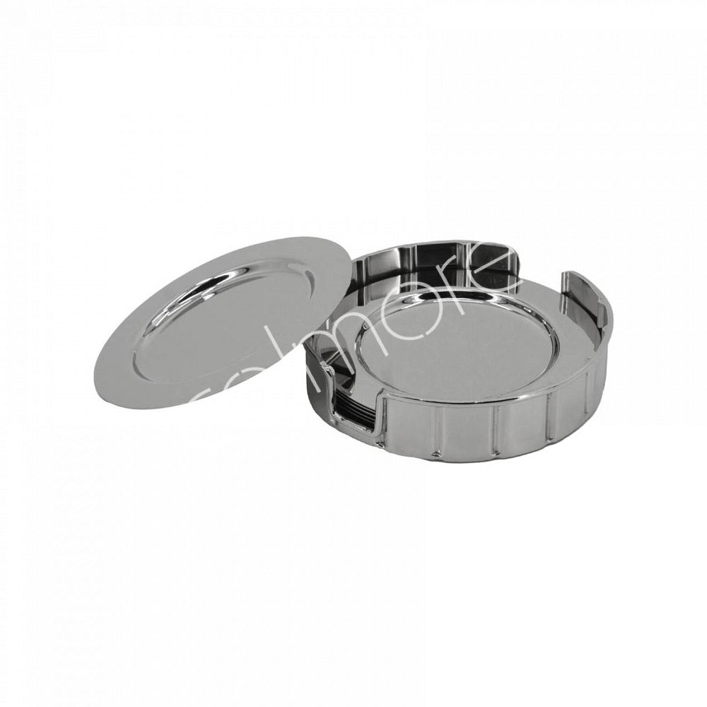 Coasters SET/6 silver 14x14x3cm