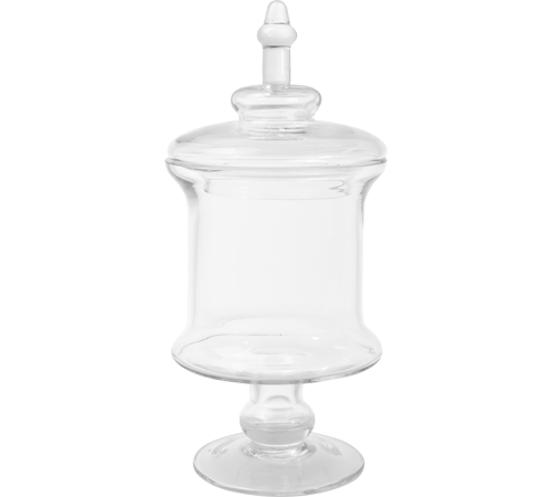 Glas krukke 15x15x32 cm
