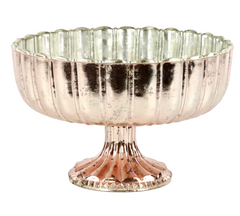 Pokal med riller 21x21x13 cm
