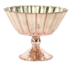 Pokal med riller 16x16x13 cm