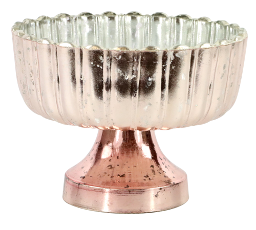 Pokal med riller 15x15x12 cm