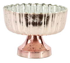 Pokal med riller 15x15x12 cm