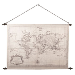 Wall chart world 130 * 87 * 4 cm