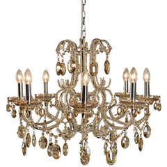 Chandelier 8 lights 0 70x58 cm