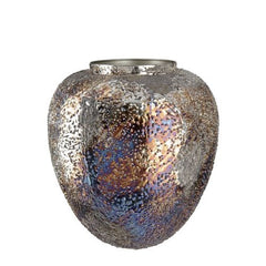 Metal Deco vase “Pavone" 1