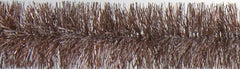 Guirlande Tinsel Cappuccino med Snowtip 75 mm x 2 m
