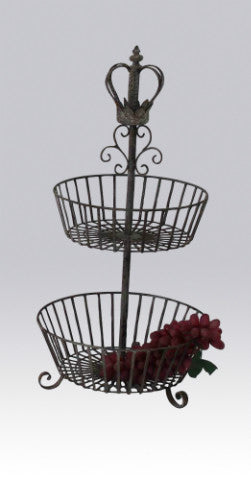 IJzeren etagere met kroon