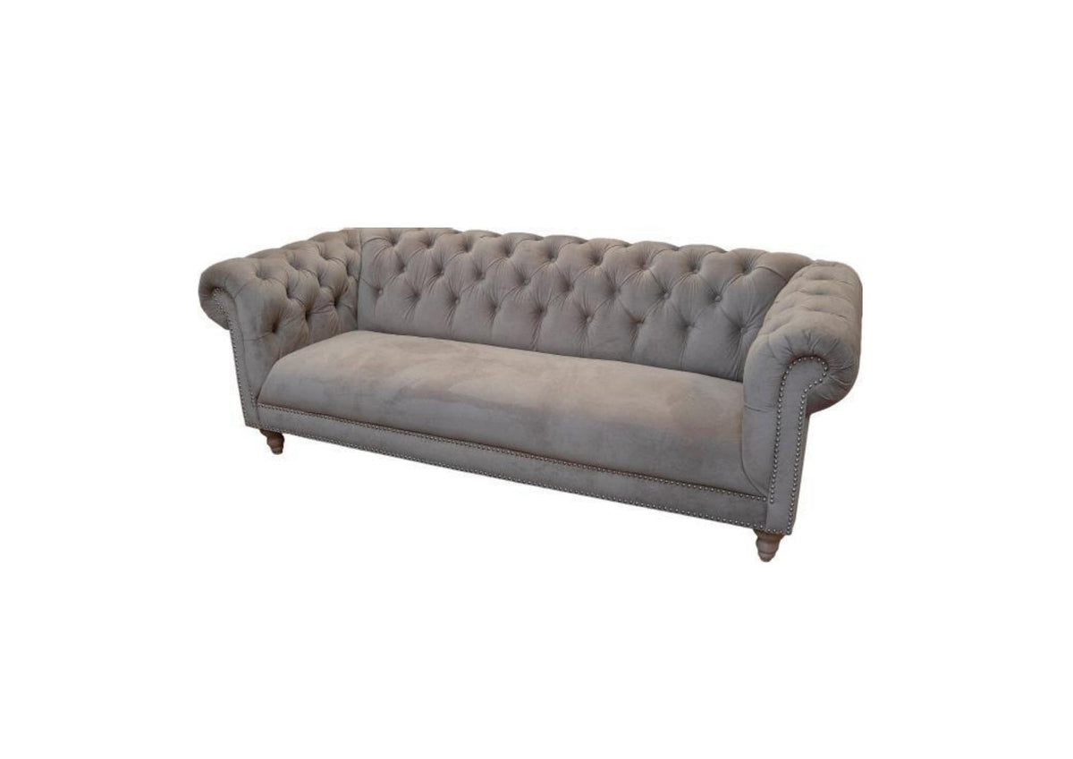 3 person sofa velor 216x85x77cm