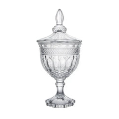 Glaskrukke med låg 24x11 cm