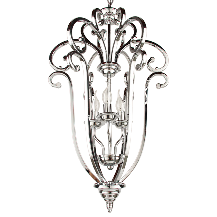 Hanglamp Florence 3 light gloss chrome