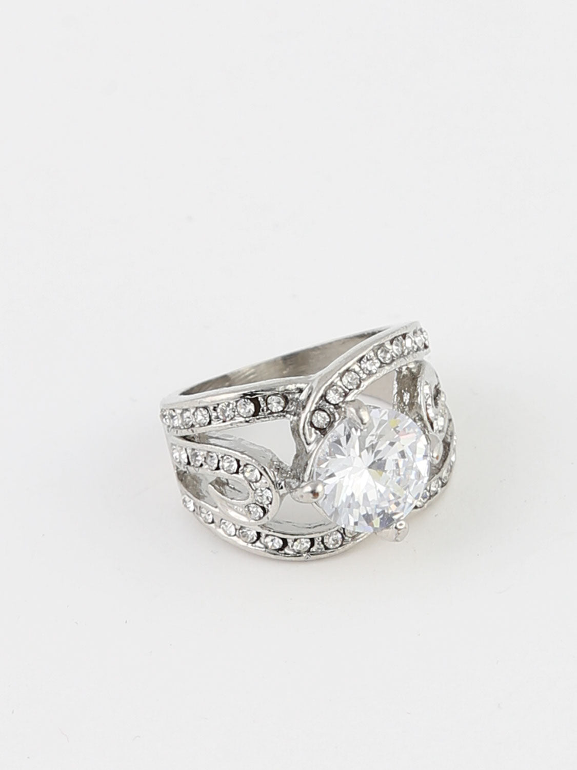 Jamie - Sølv Ring Med Sten by Krone 1