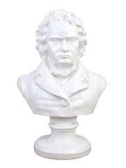 Hvid Beethoven figur 53 cm