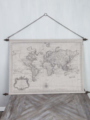 Wall chart world 130 * 87 * 4 cm