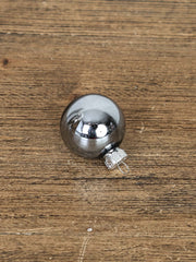 Mini glass balls stone blue gloss 35mm