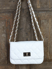Brigita - Chevron Bag White