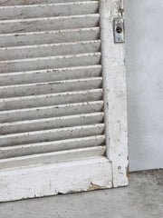 Cream-colored shutters