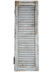Antique blue shutters