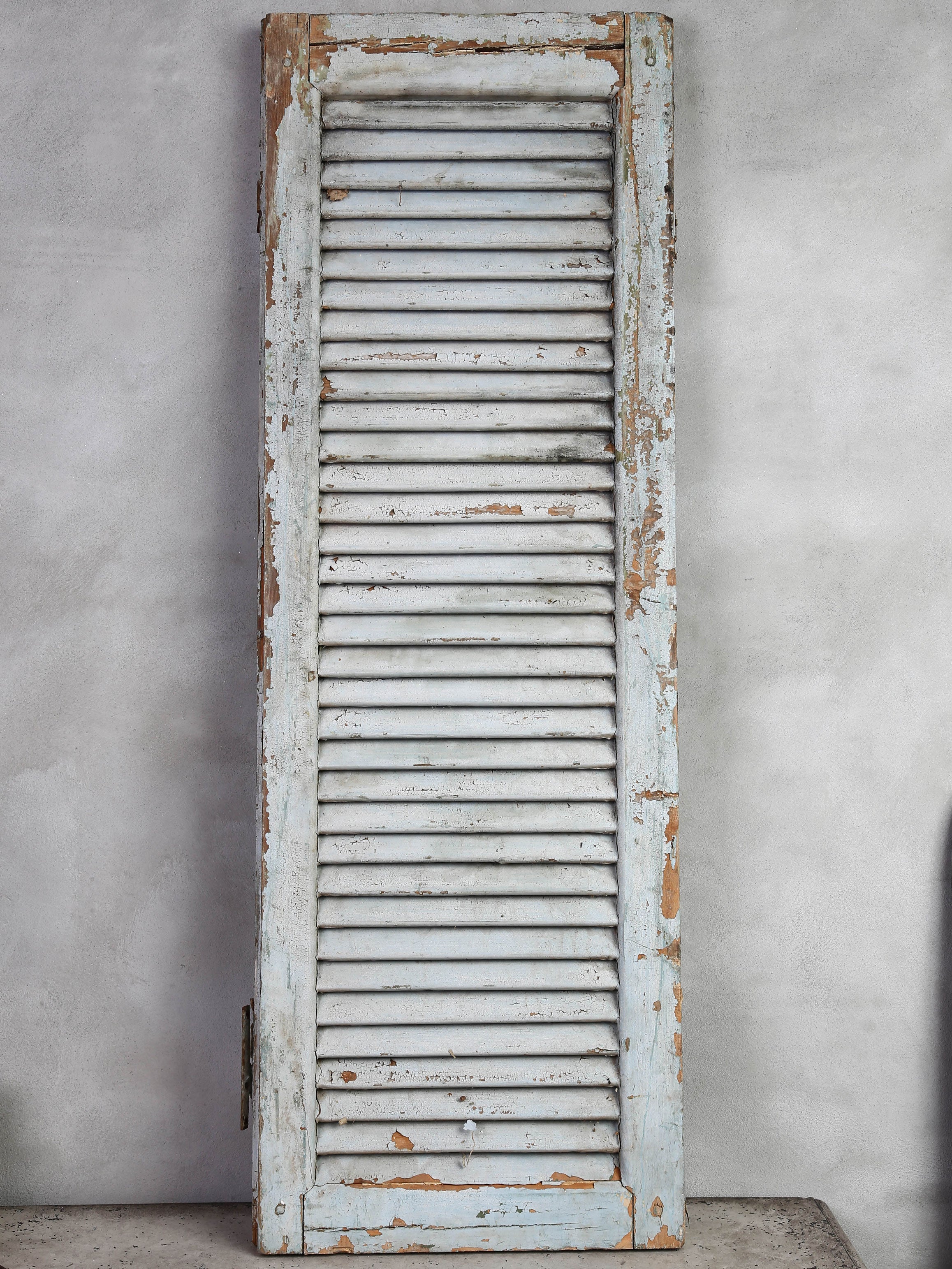 Antique blue shutters