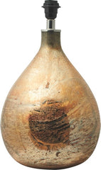 Glaslampe – Buttet – Rå kobber 49 x 32 cm