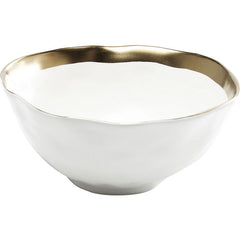 Skål med guld kant Ø15 cm Elegant og tidløs design