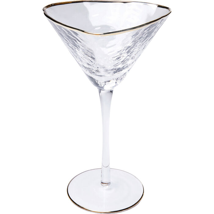 Cocktail Glas med guld kant – Hommage