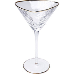 Cocktail Glas med guld kant – Hommage